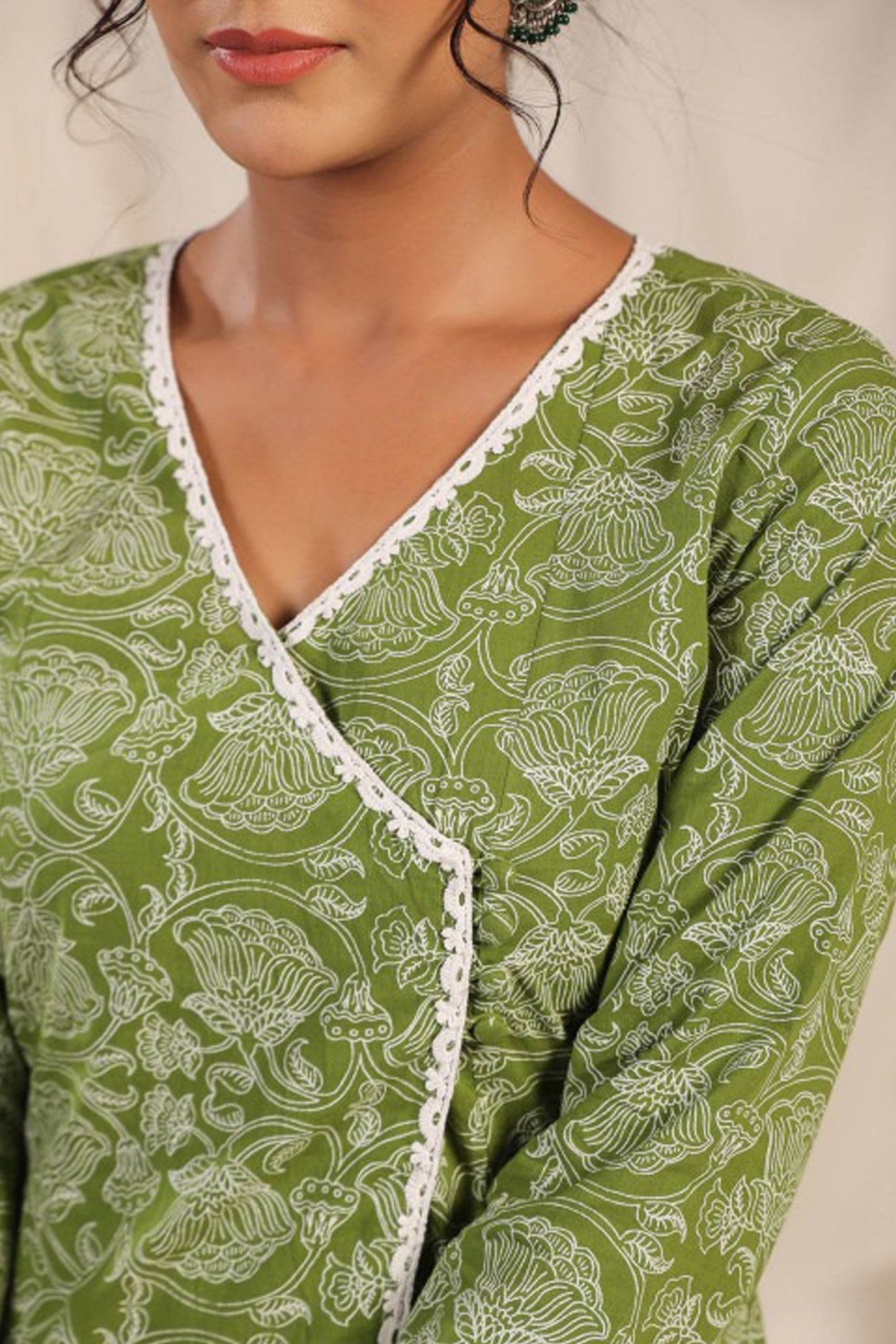 Everyday wear Anarkali kurti with soft flowing structure