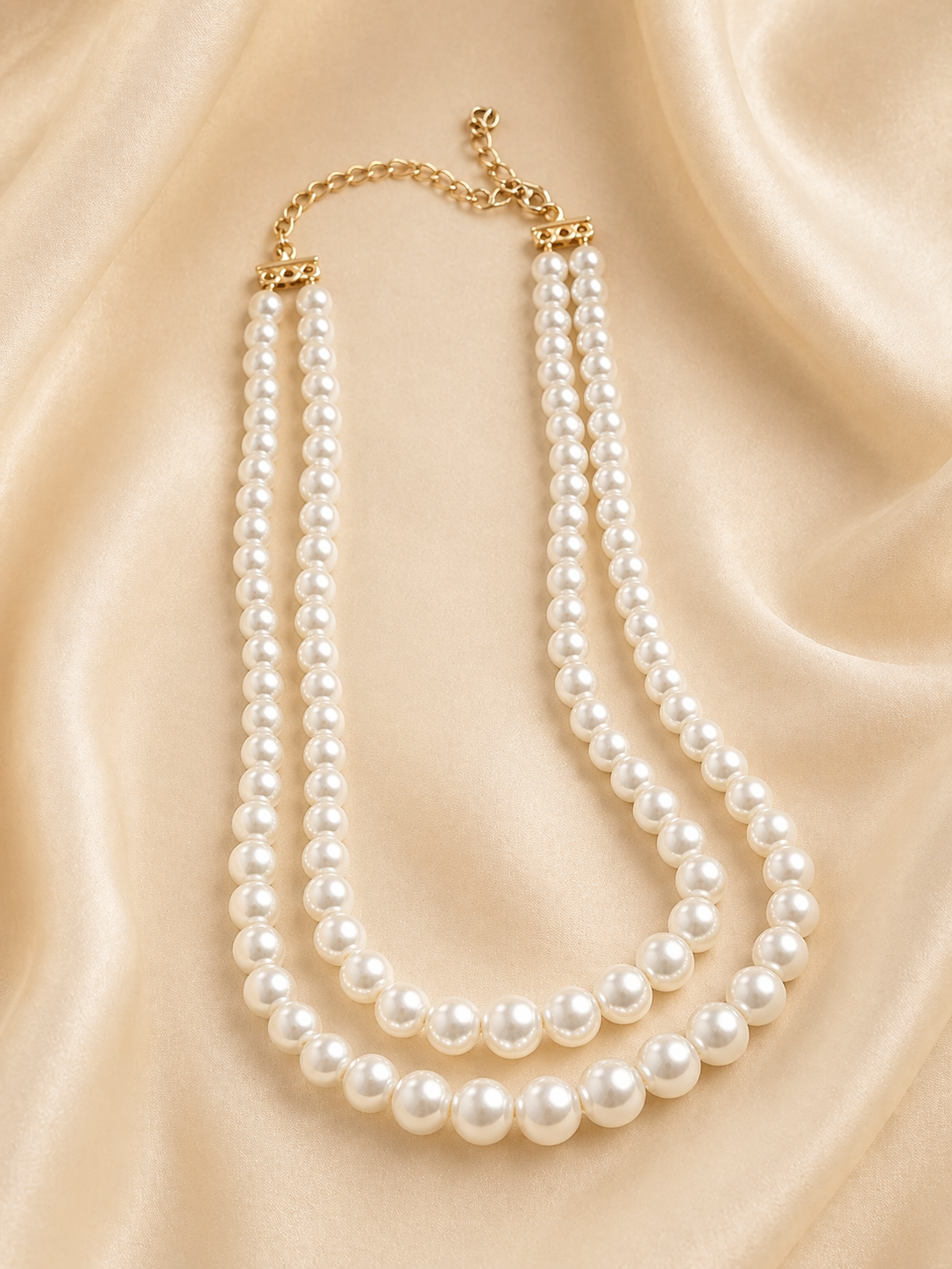 minimal luxury pearl jewelry look