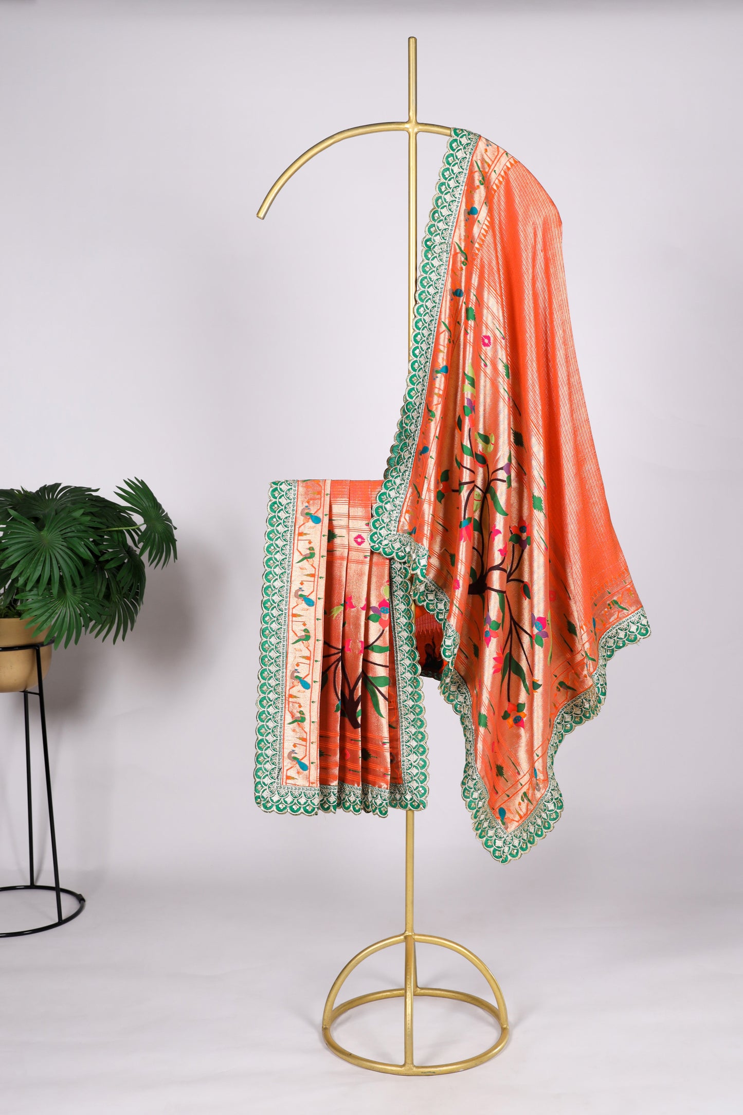 Luxury orange dupatta style dupatta Canada