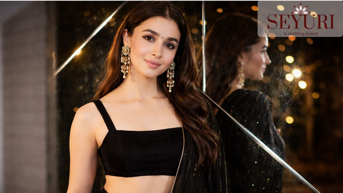 Indian Traditional Wear black lehenga