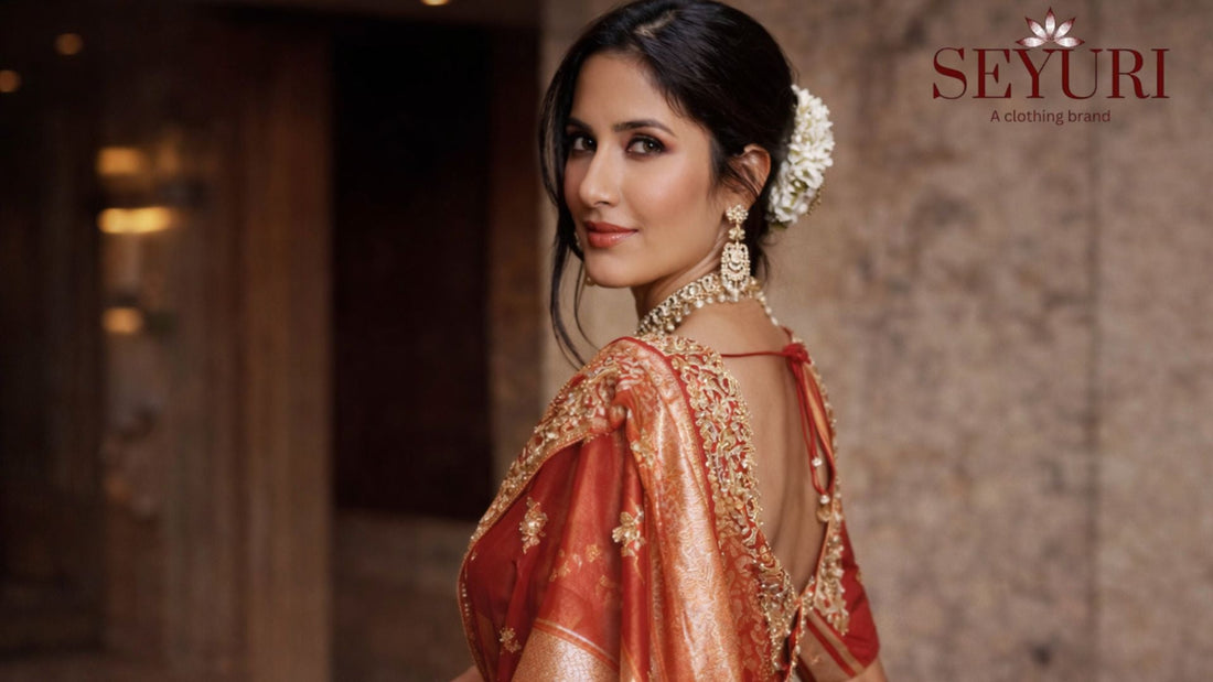 Katrina Kaif Inspired Glamorous Saree Looks You Can Recreate for Parties