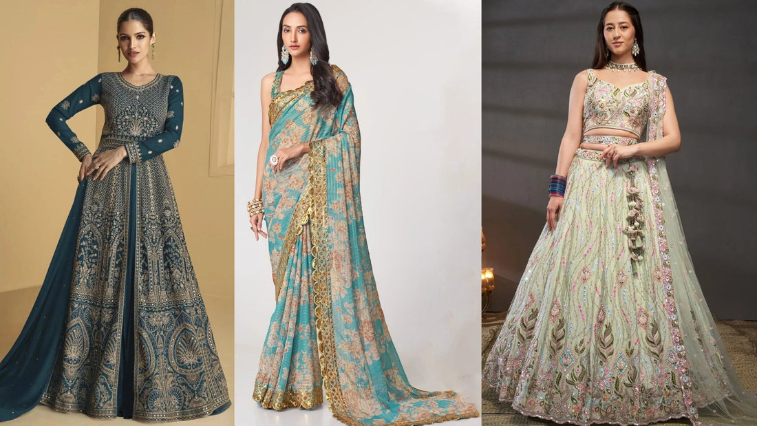 A perfect Indian ethnic attire for a foreigners wedding