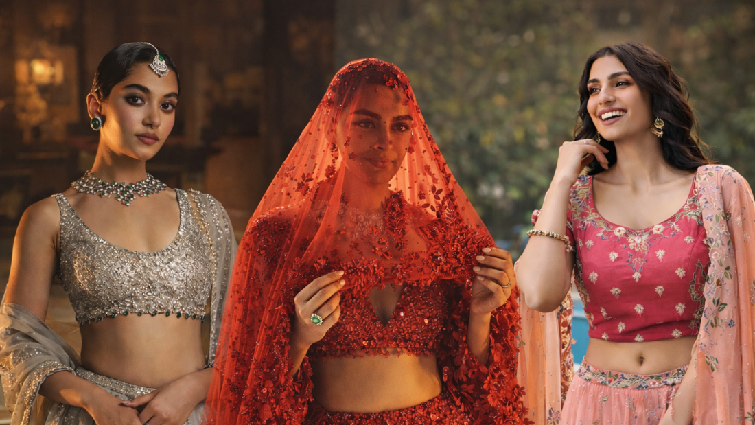 Elegant women in traditional Indian attire