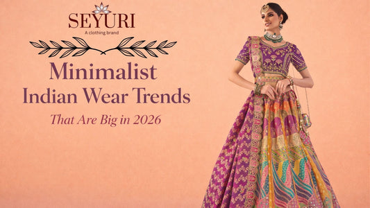 Minimalist Indian wear trends 2026 featuring modern lehenga for women