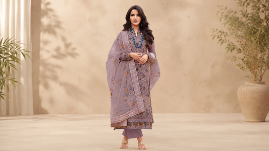Trending salwar suit designs for women in 2026 featuring elegant embroidered ethnic wear