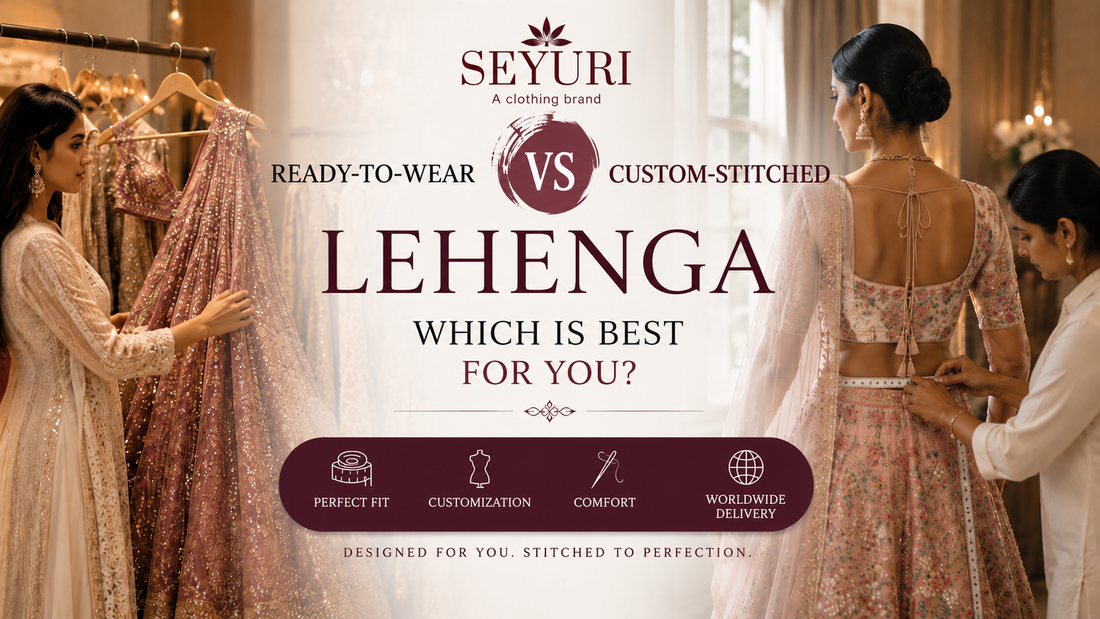 Ready-to-Wear vs Custom-Stitched Lehenga: Which Is Best for You?