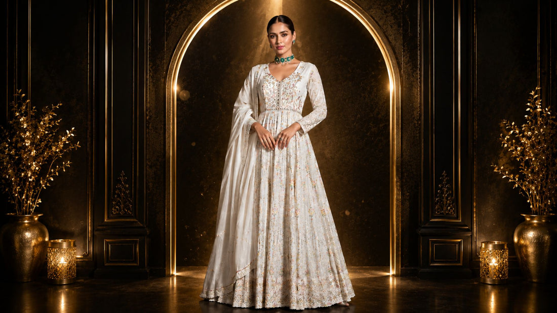 Wedding Guest Dresses in UK luxury black and gold fashion banner.