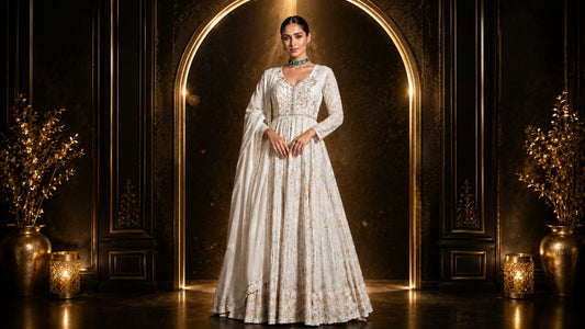 Wedding Guest Dresses in UK luxury black and gold fashion banner.