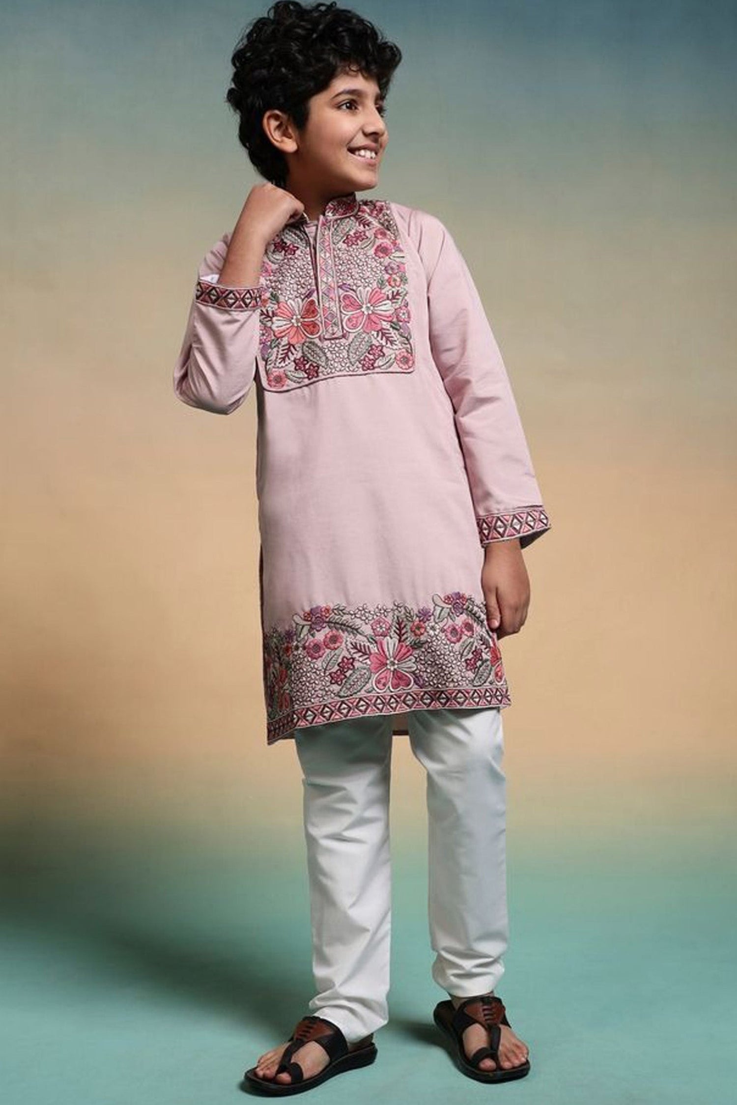 Diwali Celebration Outfit Kurta Pajama Front View