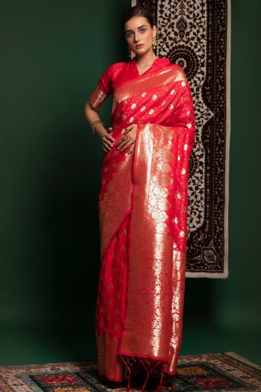 Red Saree