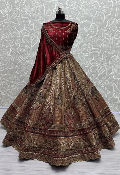 cream lehenga,plus size available,Comfort Fit,Premium Fabric,Express Delivery.