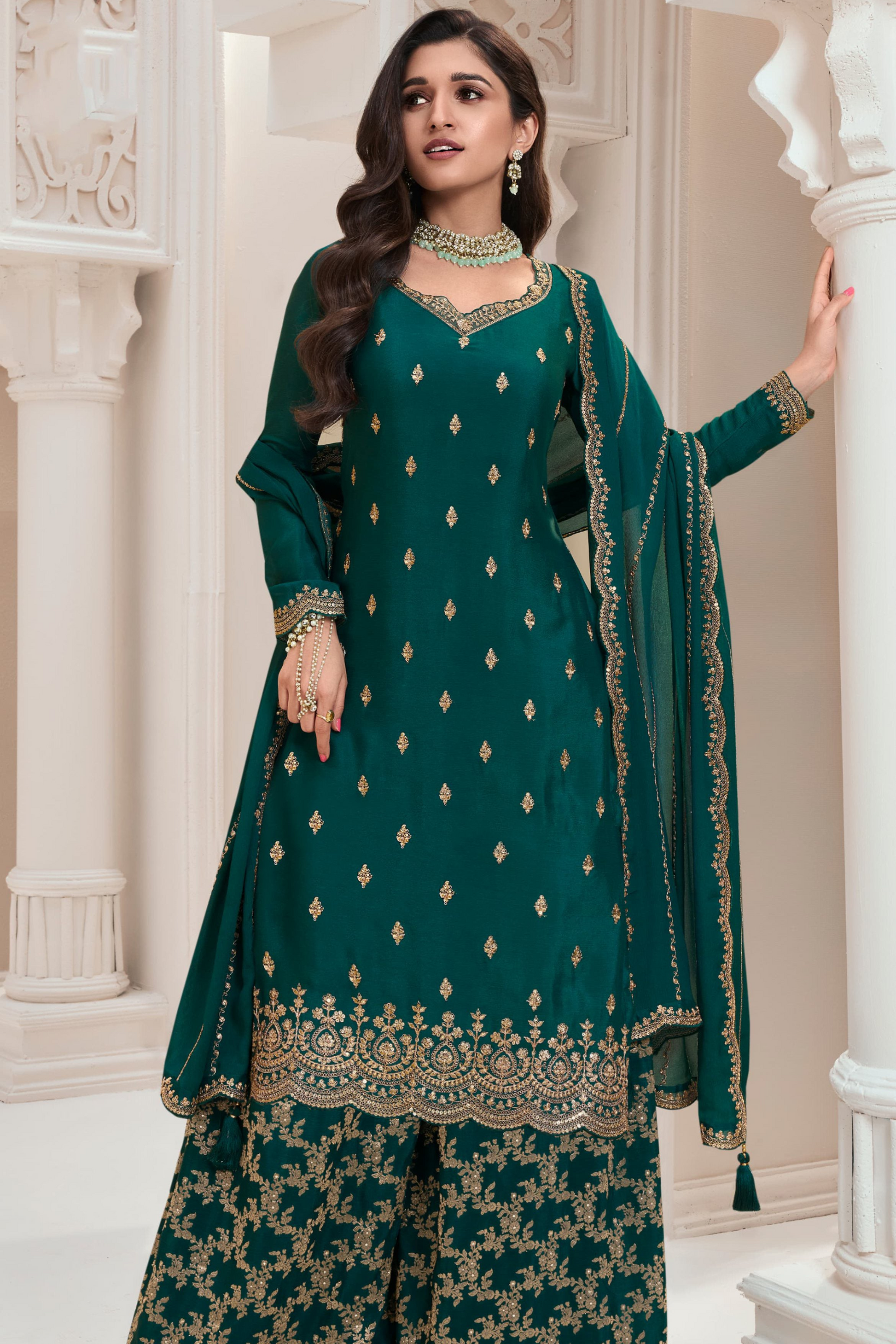 Readymade Stylish Salwar Kammez Dupatta Dress