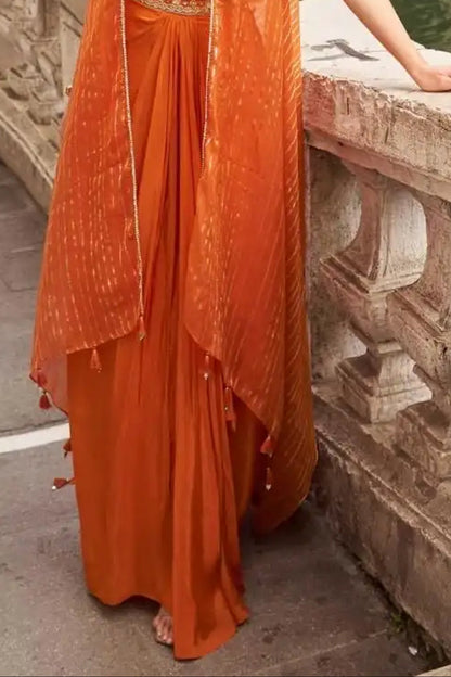 Women's Stitched Designer Wedding Palazzo 