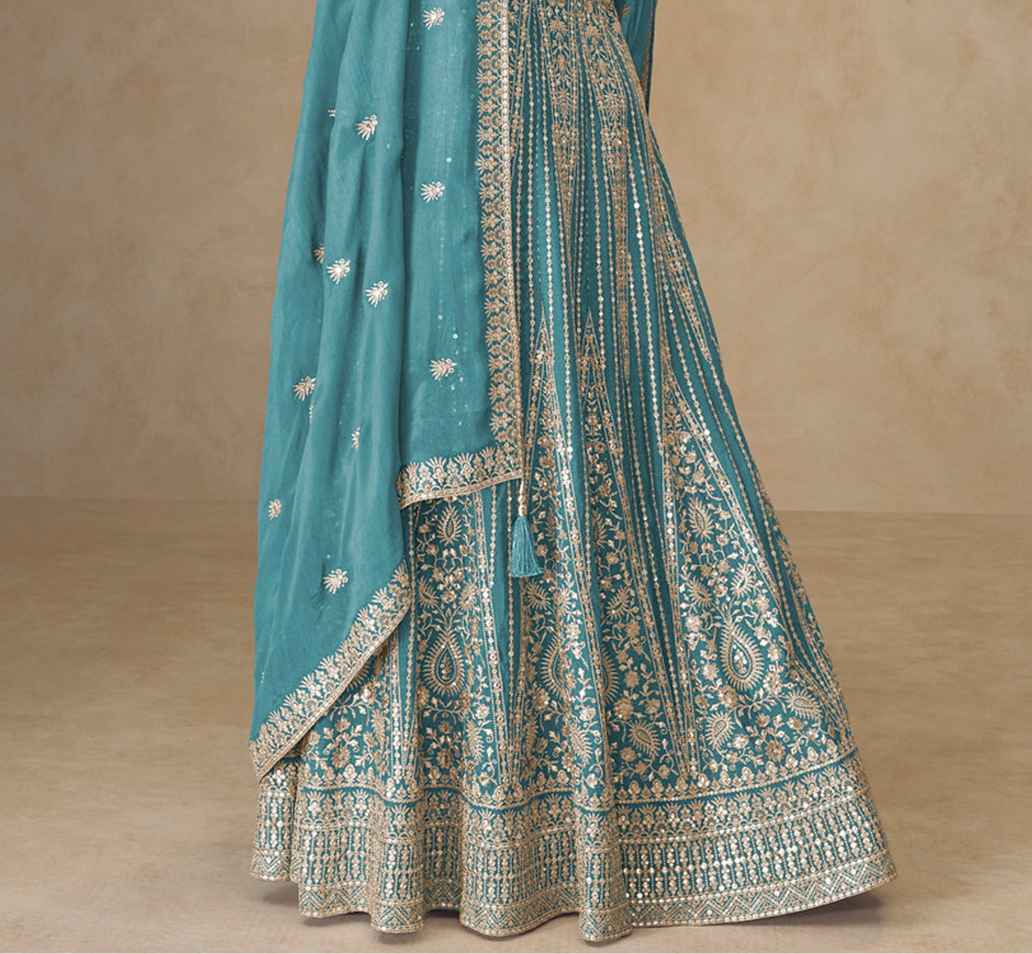 Elegant Indian Anarkali Dress for Wedding & Party Wear