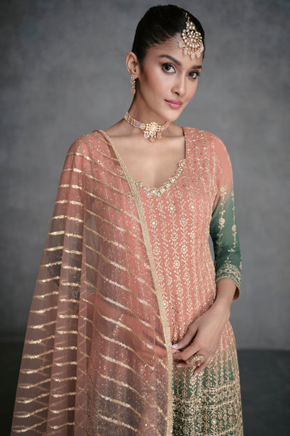 Beautiful Designer Wedding Palazzo Suit