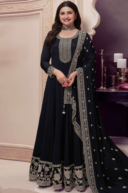 Designer Anarkali Gown Indian Party Wear Dupatta Dresses for UK 