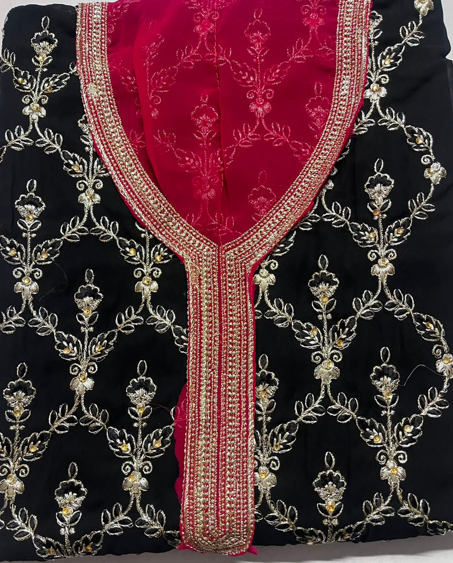 Reception Party Wear Plazzo Dress
