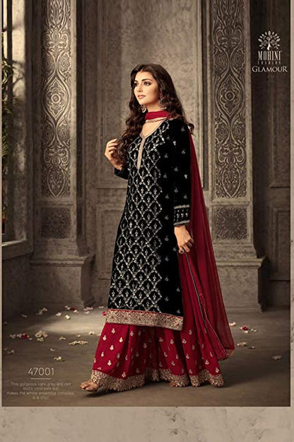 Indian Wedding Stylish Georgette Palazzo Suit 