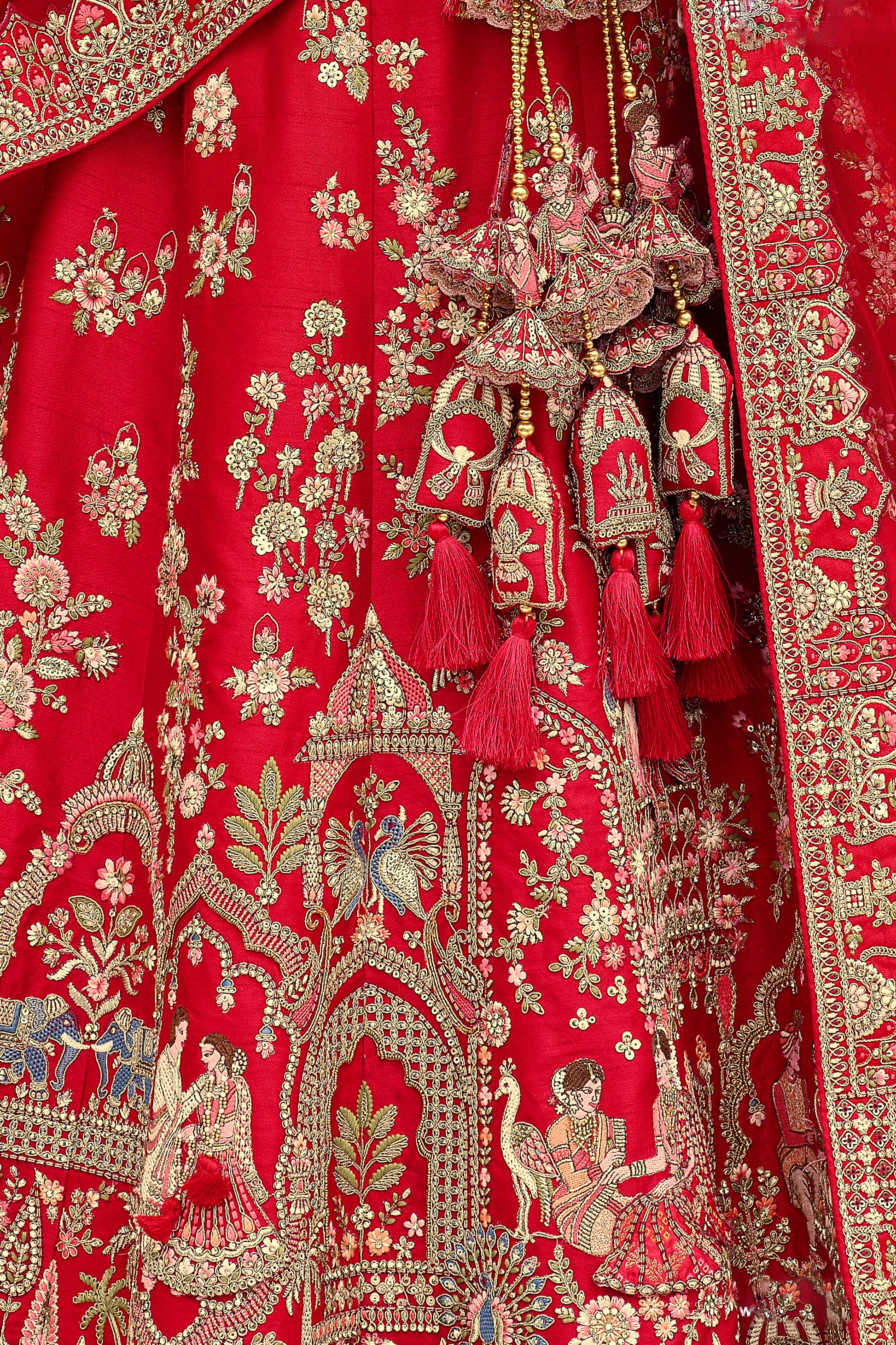 Luxury Bridal Lehenga Heavy Work Choli