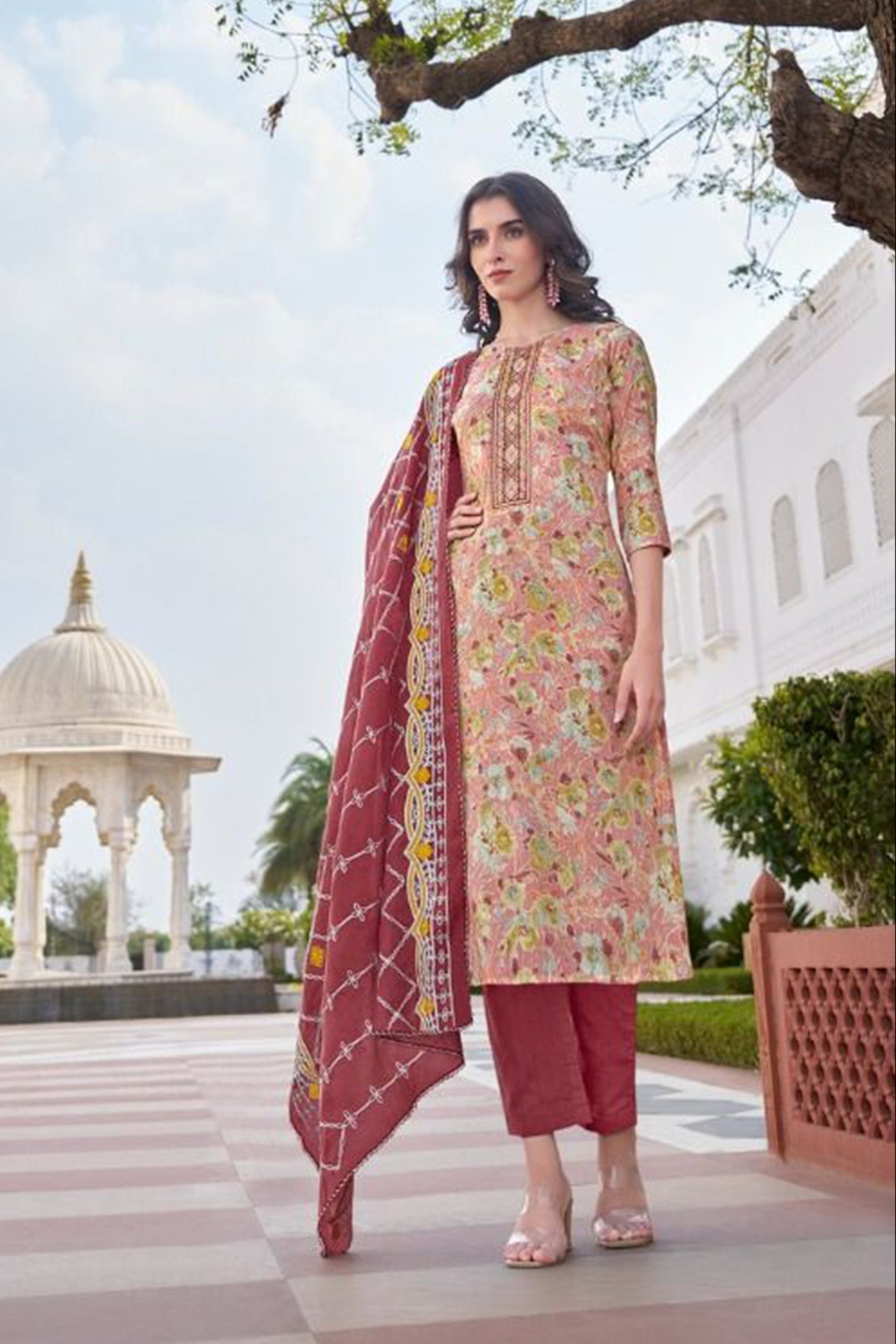 Pakistani designer cotton printed simple shalwar kameez Suits