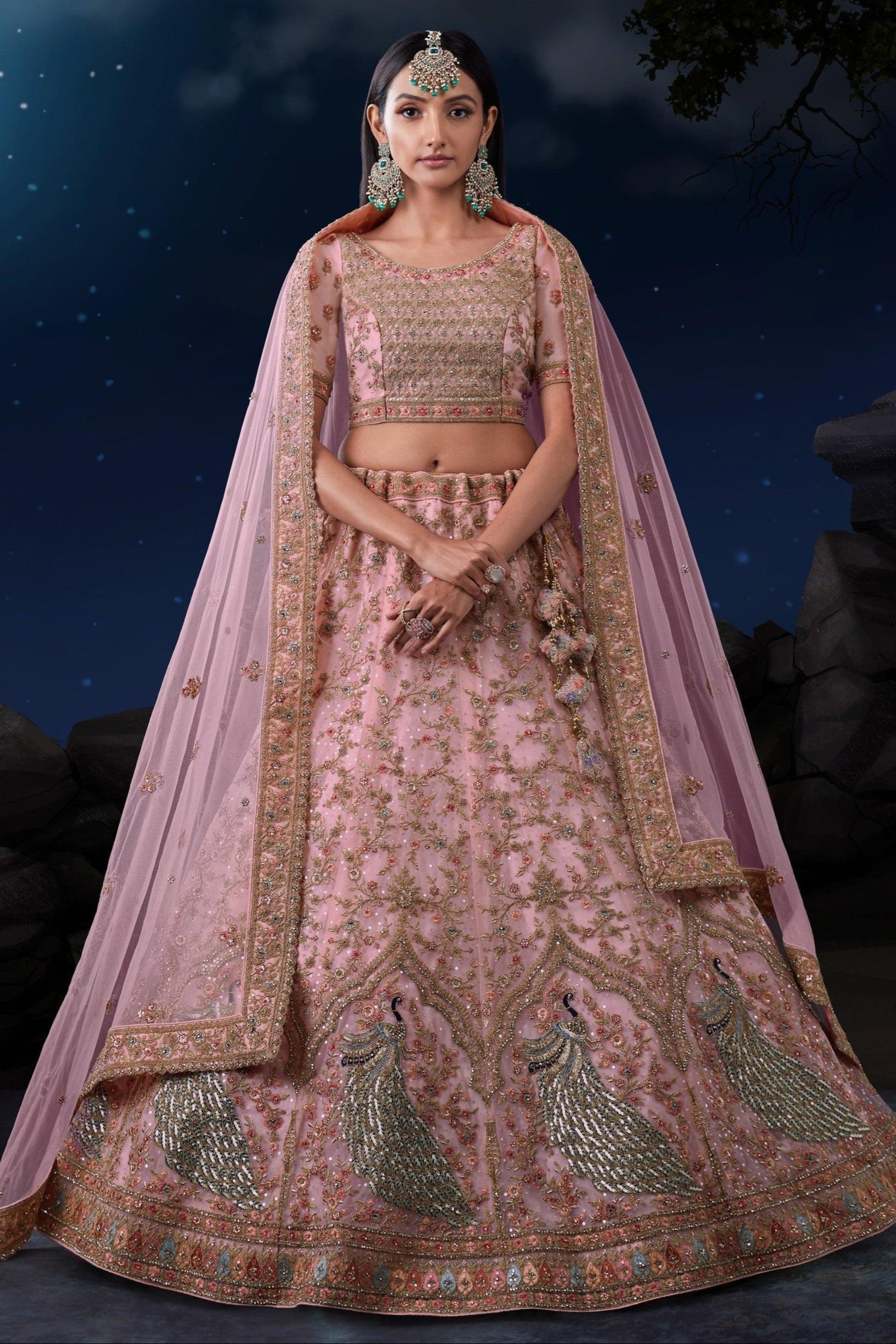 "Lehengas that blend tradition and trend for the USA."
