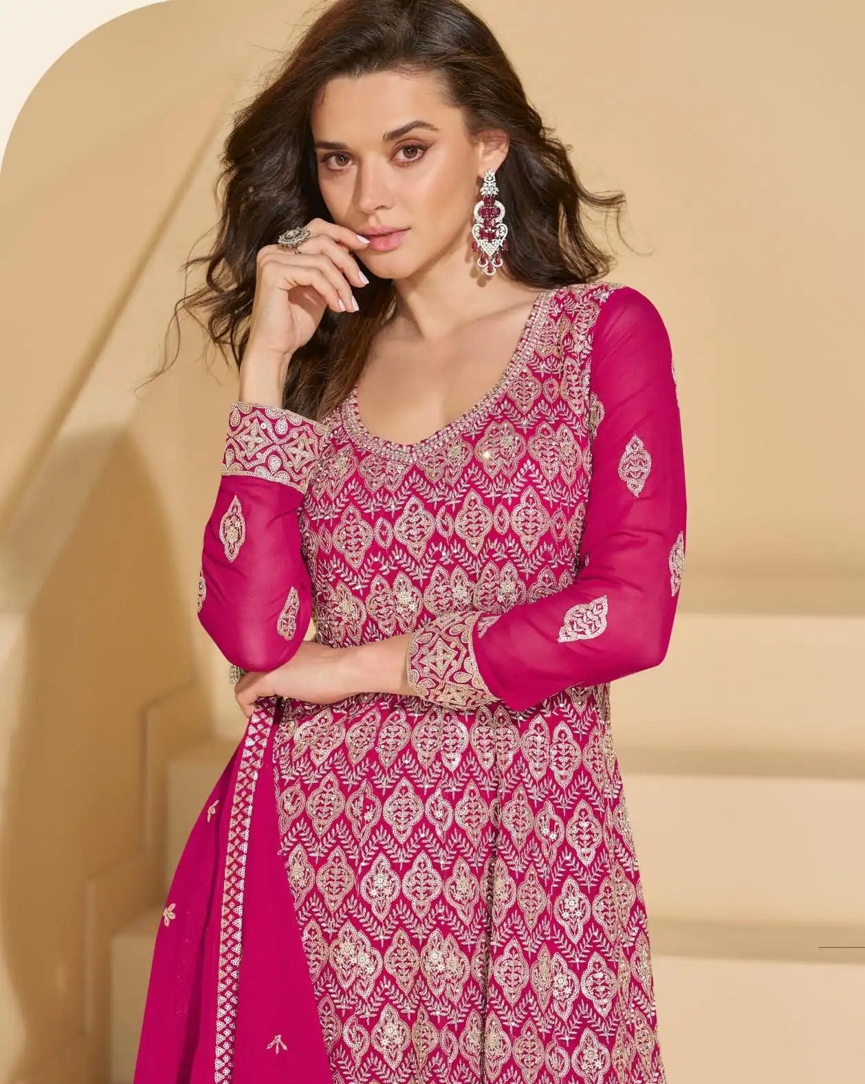Stylish Pink Dress for Women Trendy Party Wear Look