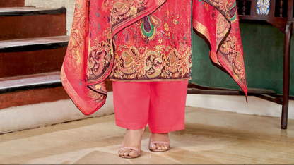 Pakistani Roka Wear Salwar Kameez Outfit Digital Printed With Dupatta