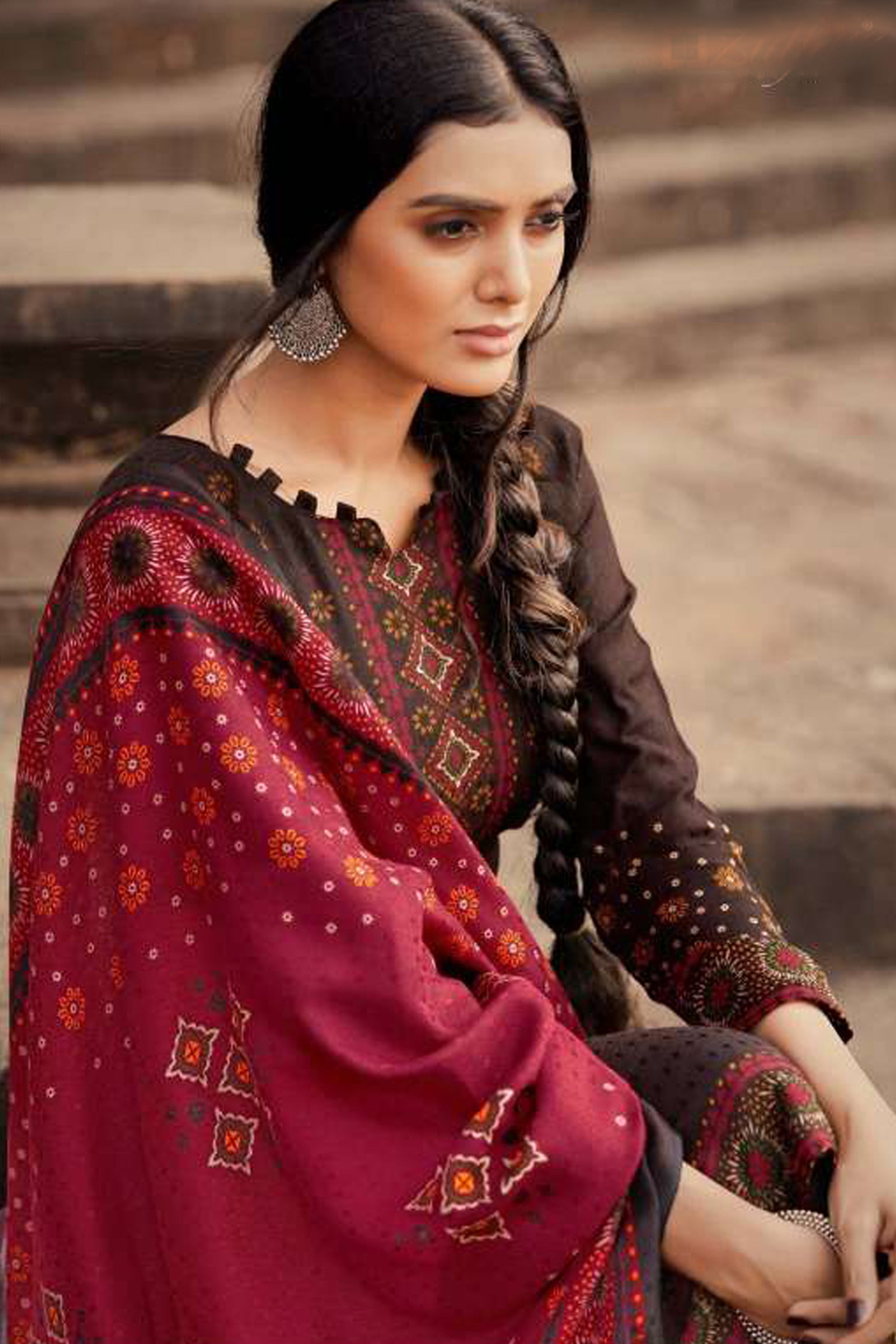Brown cotton wear speaks tradition and boldness – perfect for weddings and festive nights.