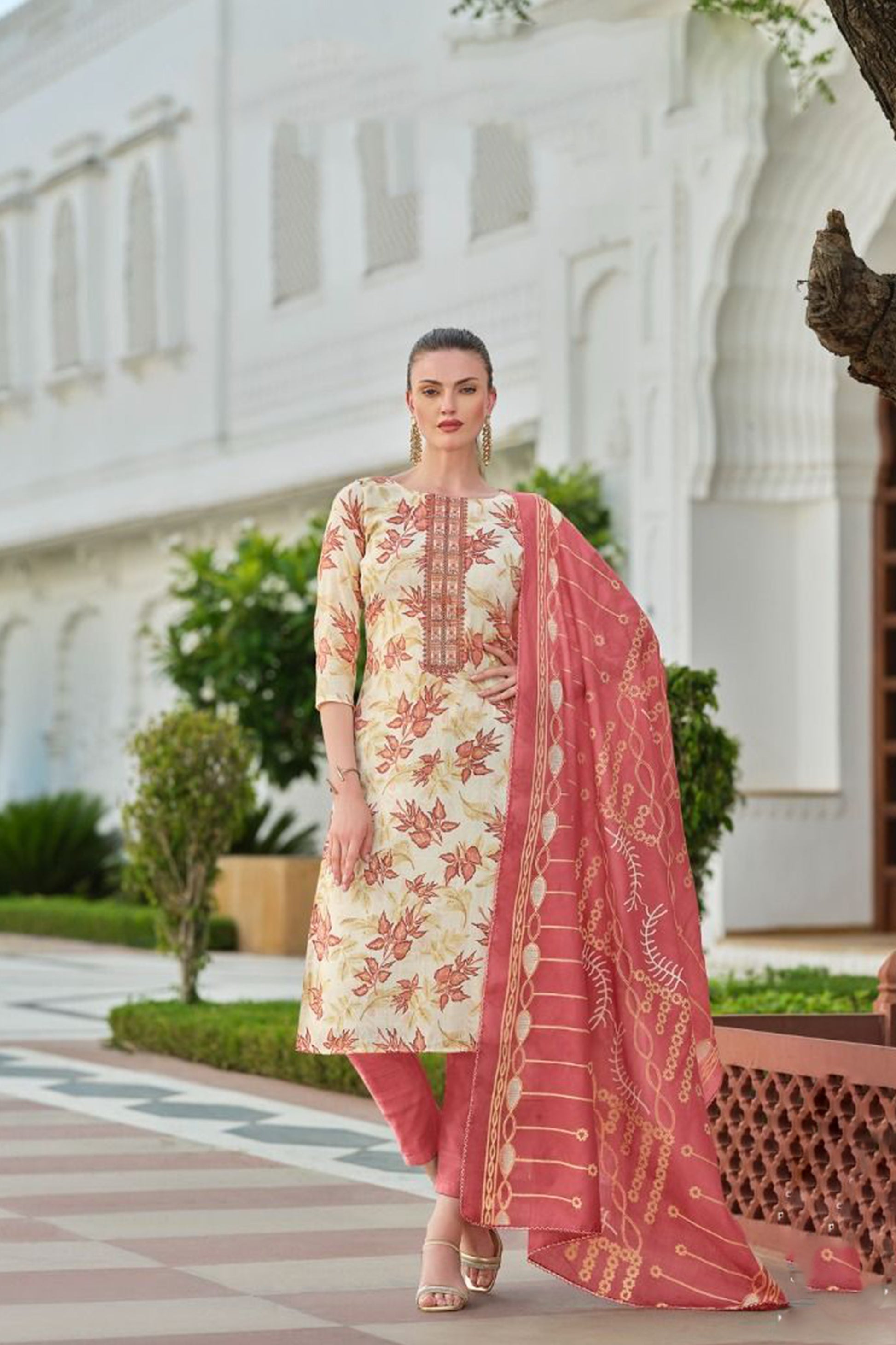 Indian designer cotton printed Casual Wear simple shalwar kamiz  Seyuri