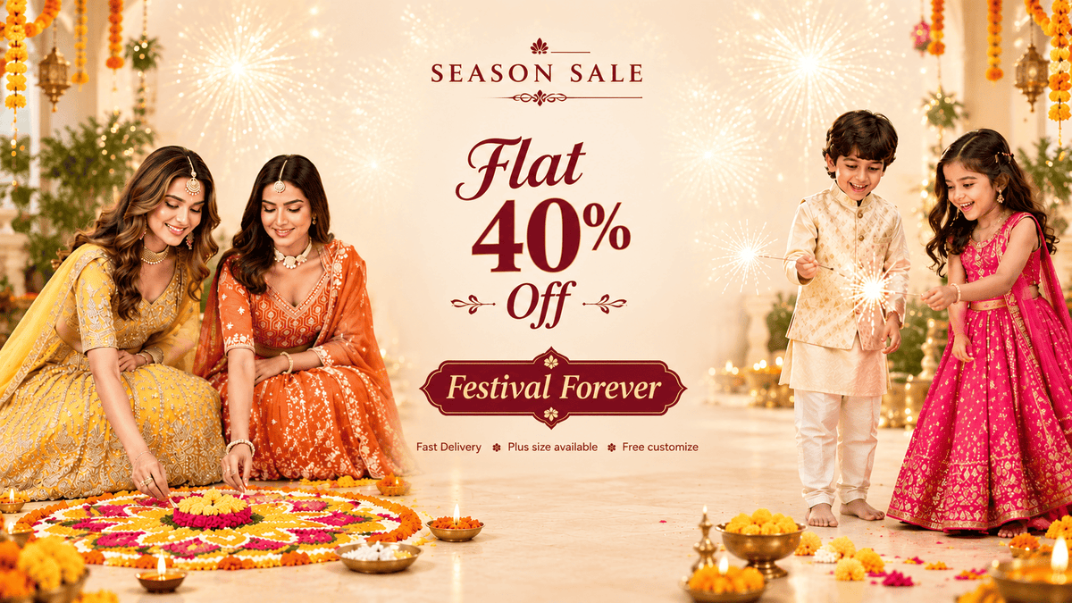 Festival Wear Lehengha Choli Outfit's