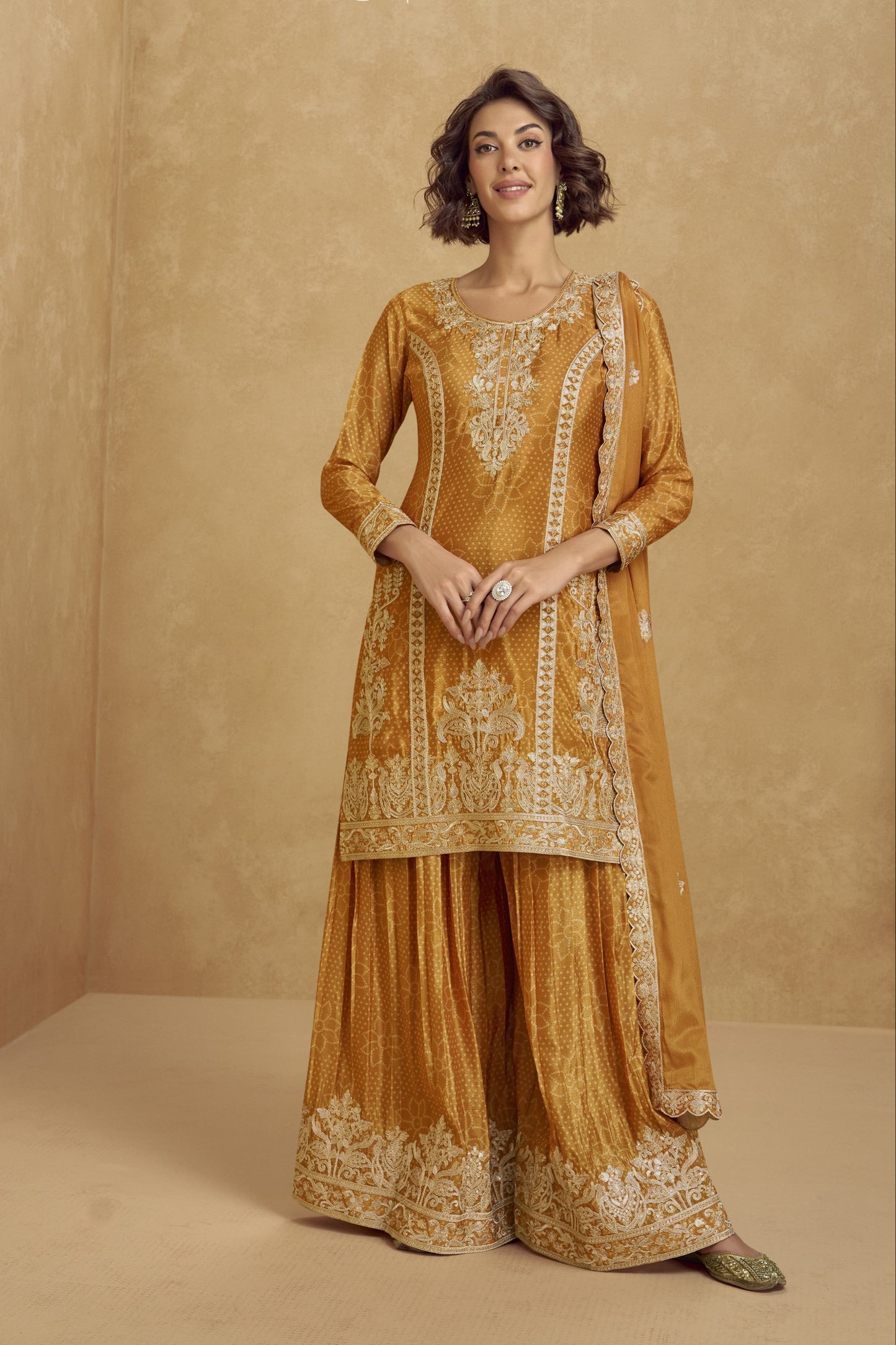Indian Traditional designer wedding Palazzo Suit 