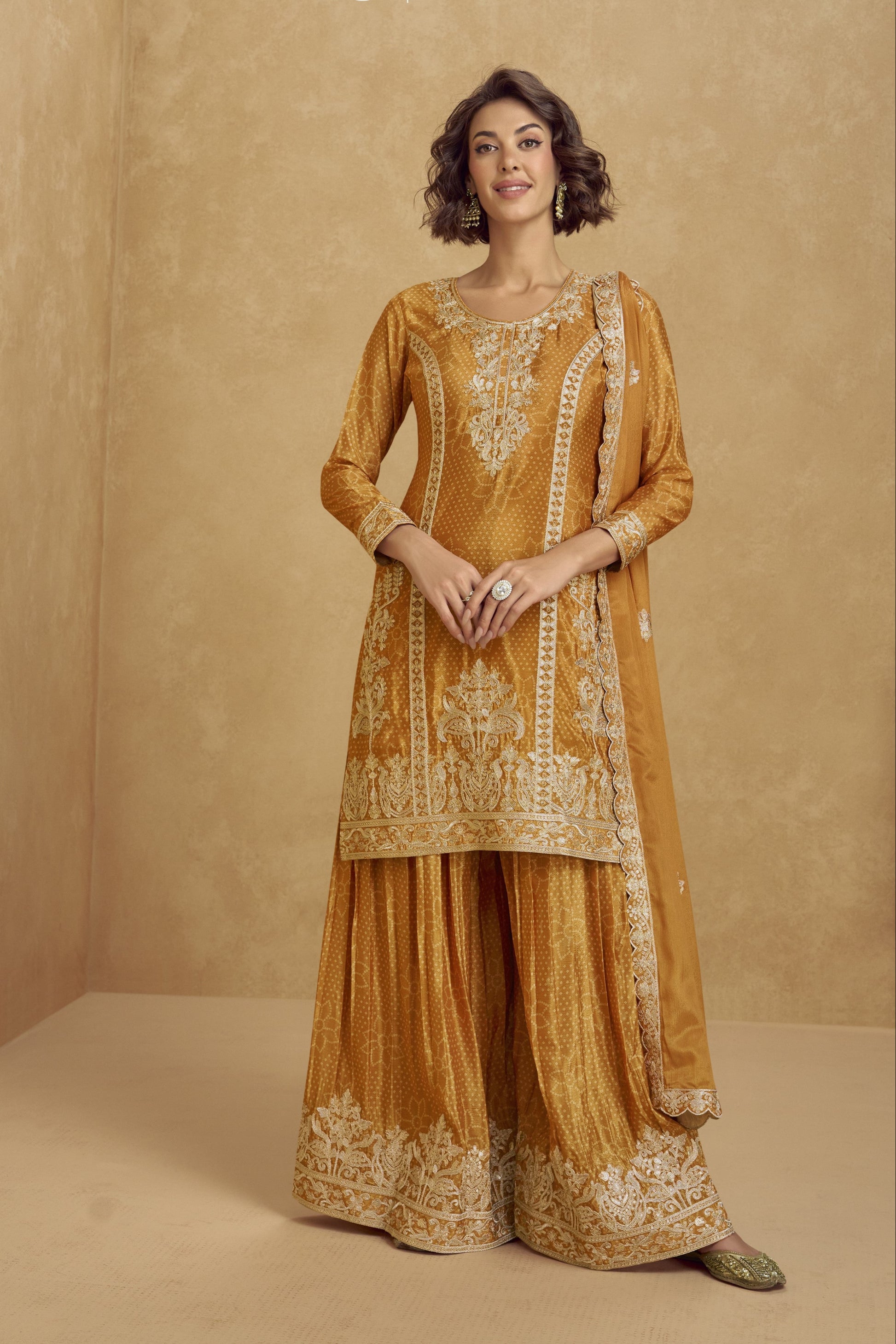 Indian Traditional designer wedding Palazzo Suit 