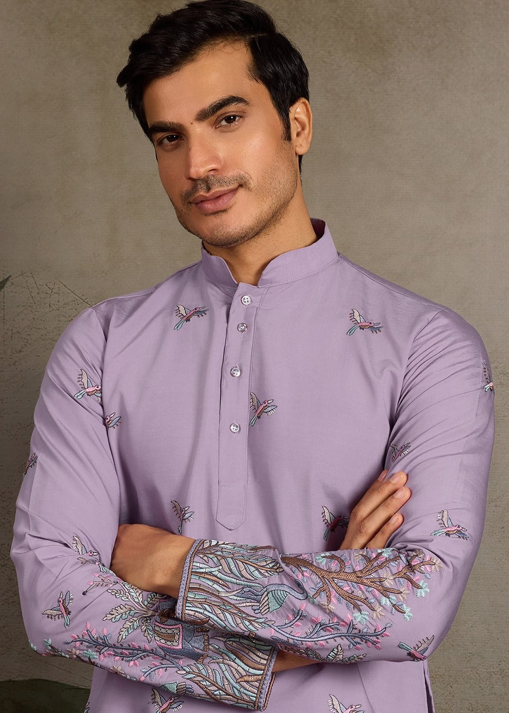 Mens Kurta Styled For Engagement Ceremony Wear