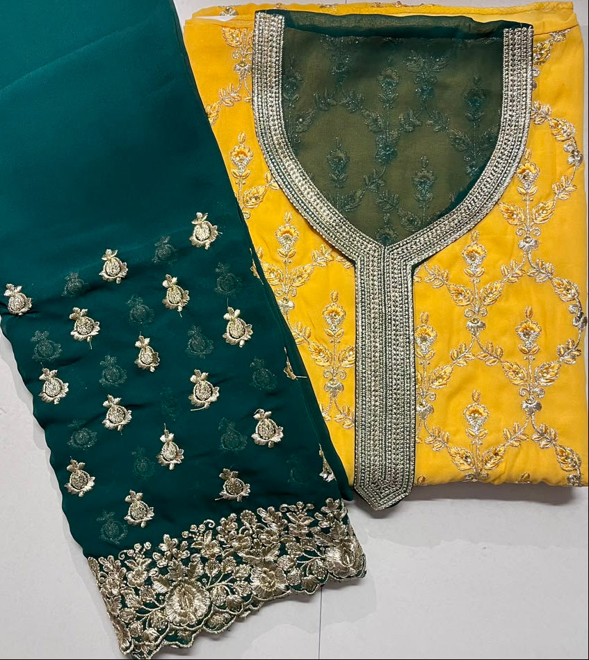 Traditional Plazzo Dupatta Dress
