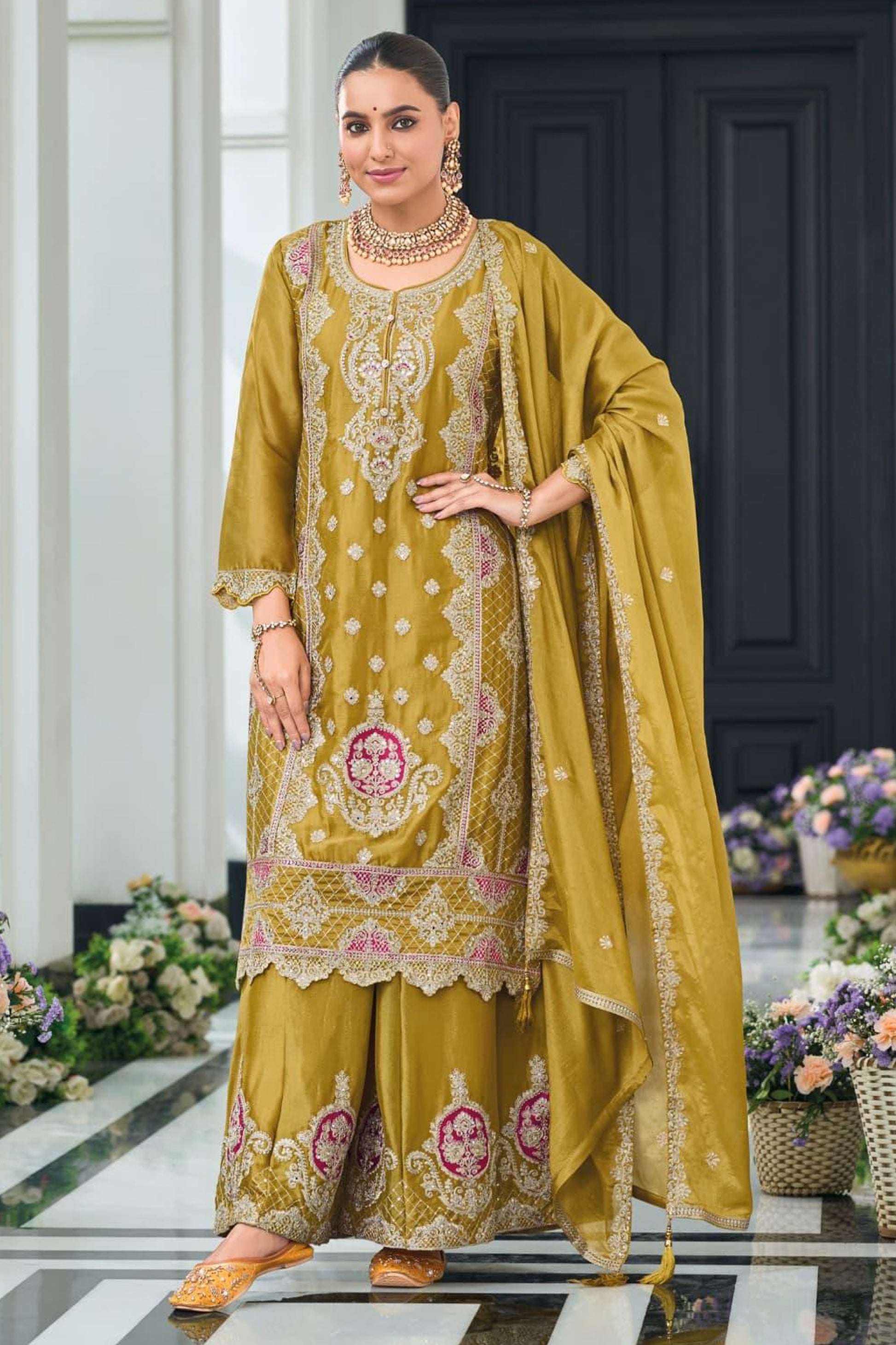 Wedding Designer Ready to Wear Palazzo Suit