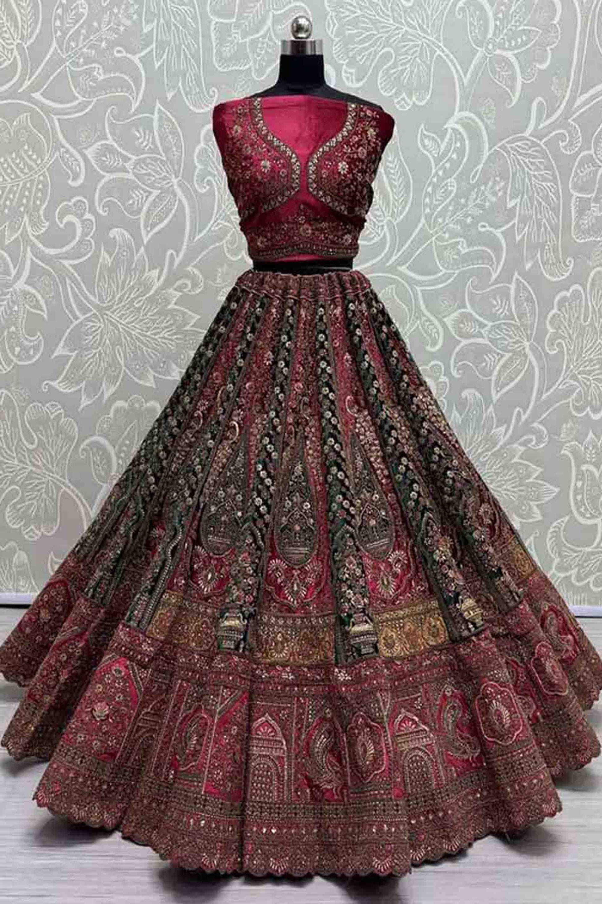 "Perfect lehengas for Diwali, Navratri, and more in the USA."
