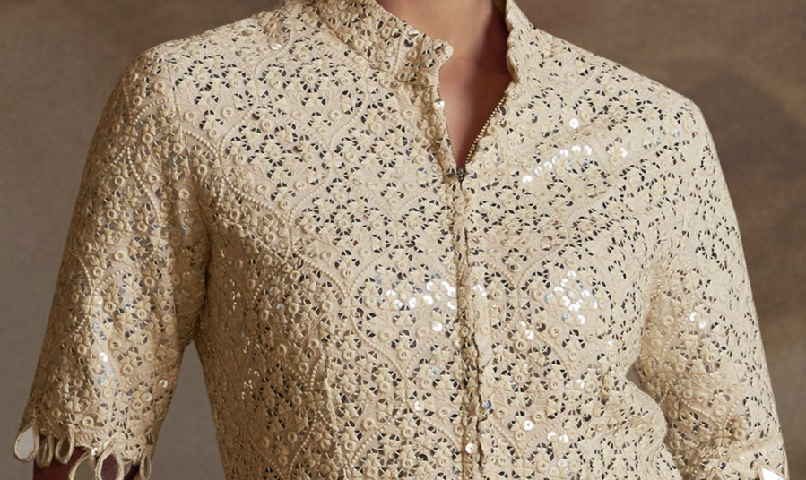 Punjabi Palazzo Suit for Wedding Guest Indian Clothing USA