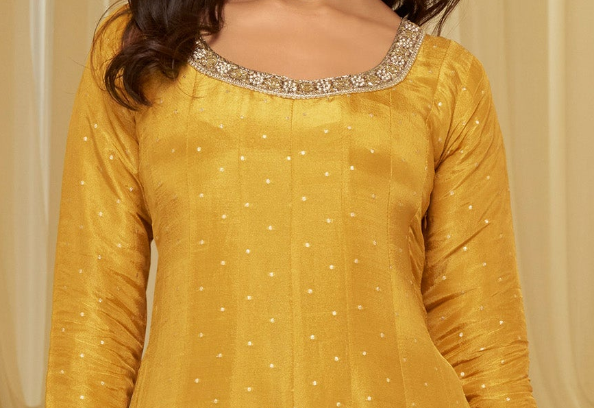 womens-yellow-anarkali-suit-front-view