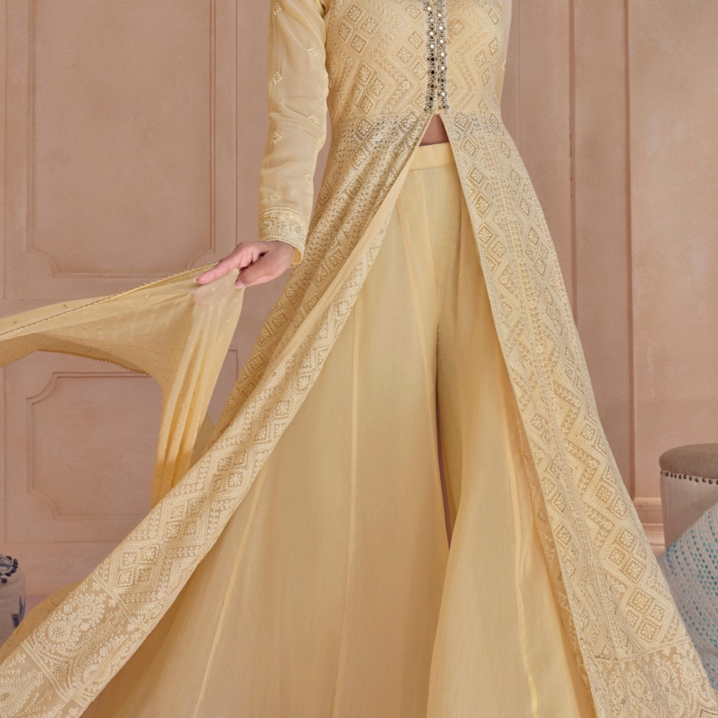 Eid-Ramadan Wear Georgette Anarkali Suits Beautiful Dupatta Dress