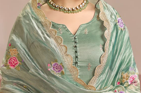 Embroidery Worked Kameez Suit's
