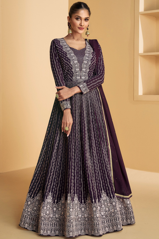 Indian Anarkali Dresses for Wedding - Seyuri Designer Ethnic Wear USA