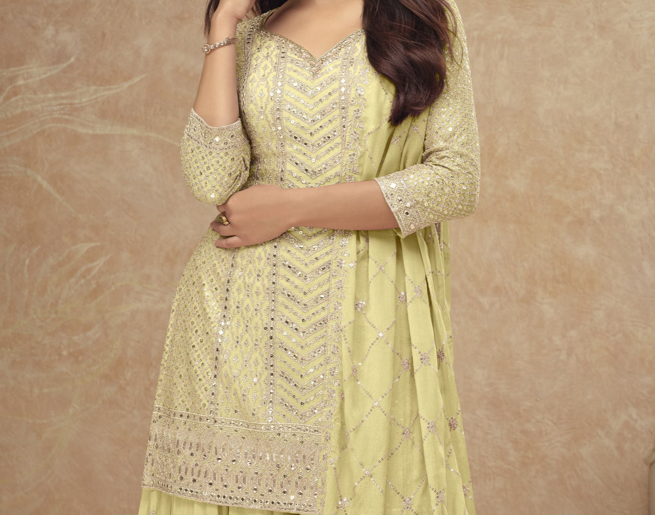 Indian Wedding Function Palazzo Suit 