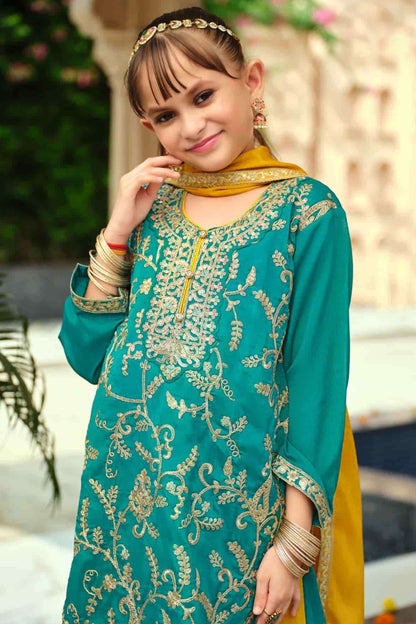 Eid Designer Wedding For Kids Palazzo Suit