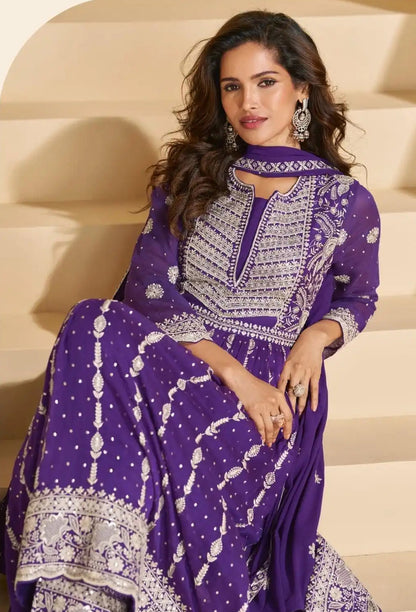 Indian embroidered Traditional Look Wedding Palazzo 