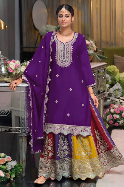 Traditional Designer Wedding Palazzo Suit 
