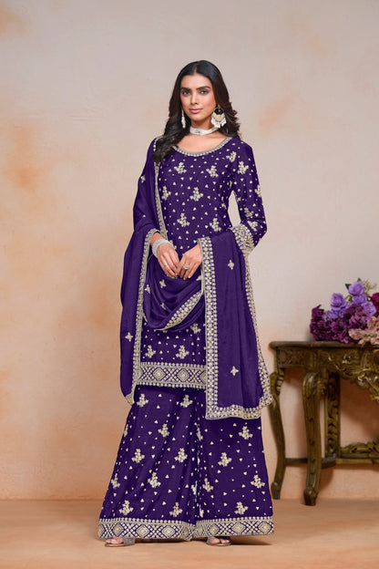 Traditional Designer Palazzo Suit 