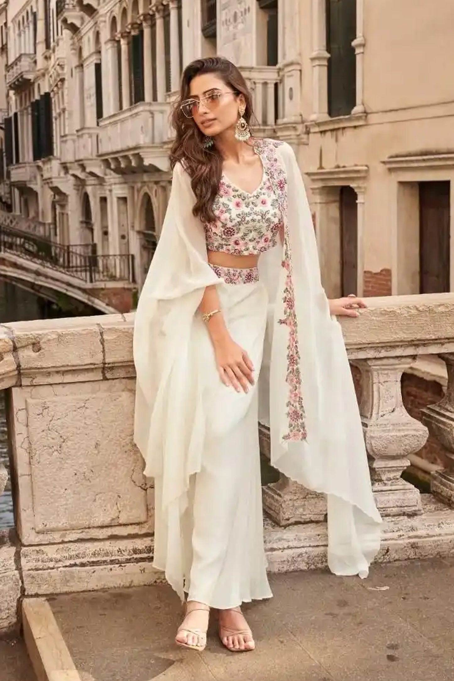 Eid Special Designer Reception Palazzo Suit 