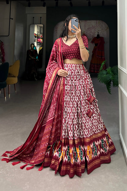 red lehenga,plus size available,Comfort Fit,Premium Fabric,Express Delivery.