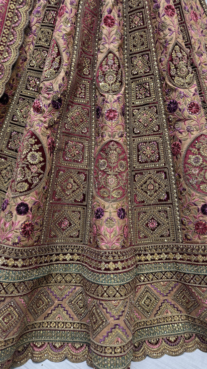 peach lehenga,plus size available,Comfort Fit,Premium Fabric,Express Delivery.