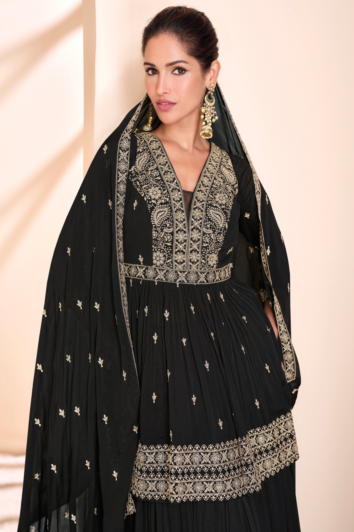 "Perfect lehengas for Diwali, Navratri, and more in the USA."
